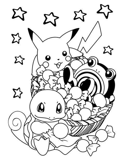 pokemon adult coloring page|Pokemon Coloring Pages (35+ Easy and Free Printable PDF)